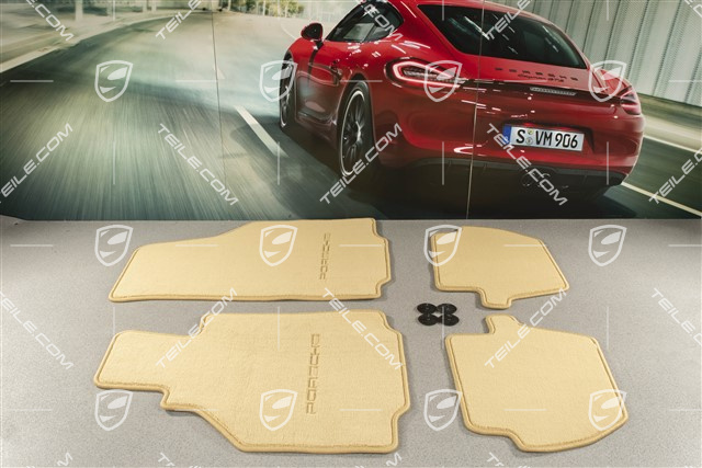 Fußmatten-Set, 4-teilig, "savanna" beige
