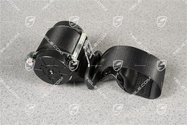 Sicherheitsgurt, hinten Cabrio, schwarz, USA-Version, L