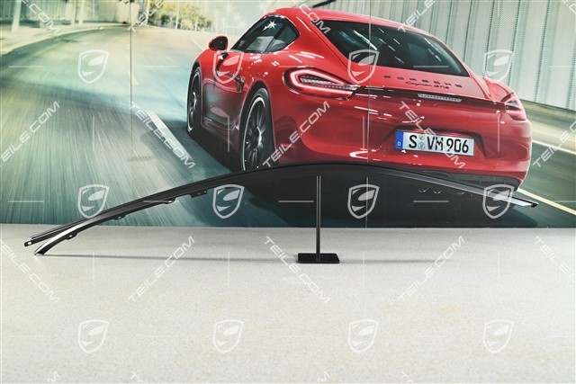 Zierleiste, Dachrahmen vorne, Schwarzmatt, R