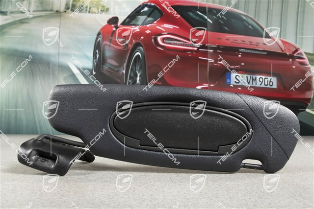 Sonnenblende, Cabrio, Kunstleder, metropolblau, R