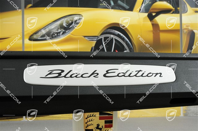 Einstiegleiste / Schwellerblende, Schriftzug "Black Edition", L