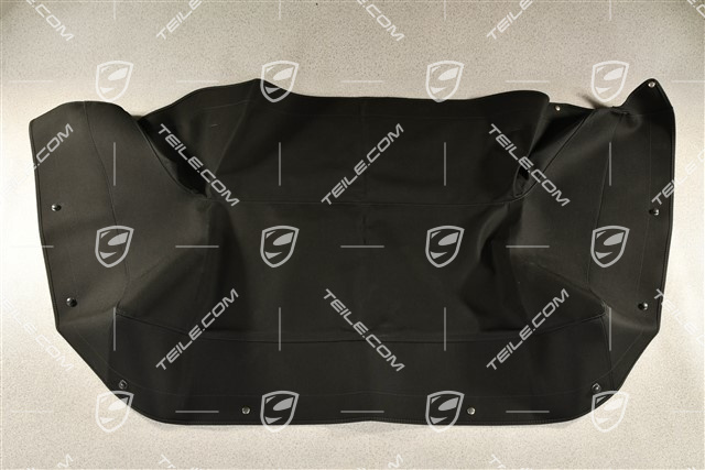 Osłona przestrzeni dachu cabrio, czarna