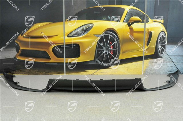 Cover rear lower, black