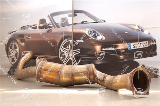 Rura wydechowa z katalizatorem, cyl. 5-8, Turbo, L