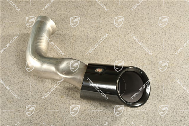 Tail pipe, inner, black, R