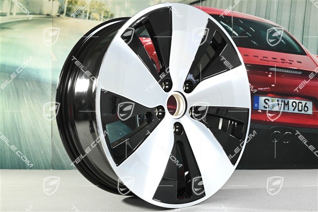 20" Macan wheel rim 7.5J x 20 ET32, high-gloss black