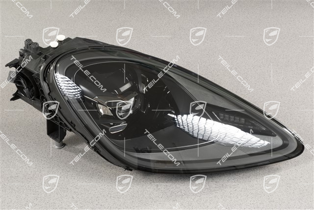 LED Headlight / Headlamp, PDLS, smoked, R