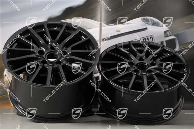 19" Komplet felg SportDesign, czarne, 8J x 19 ET57 + 11J x 19 ET67