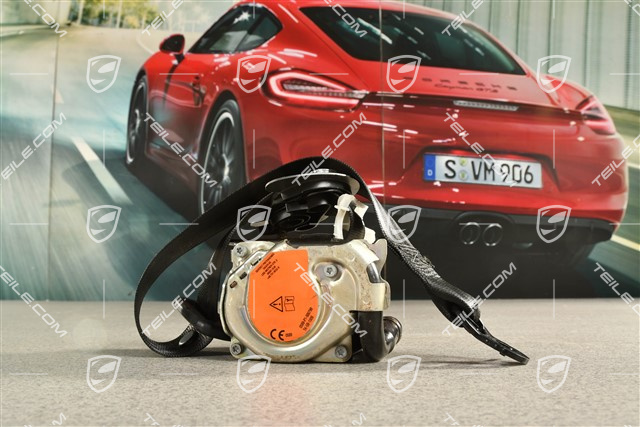 Pas bezpieczeństwa, tylny, czarny, USA, R