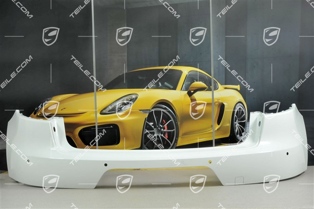 Stossfänger / Stoßstange hinten, mit Löcher für Einparkhilfe / Rückfahrkamera