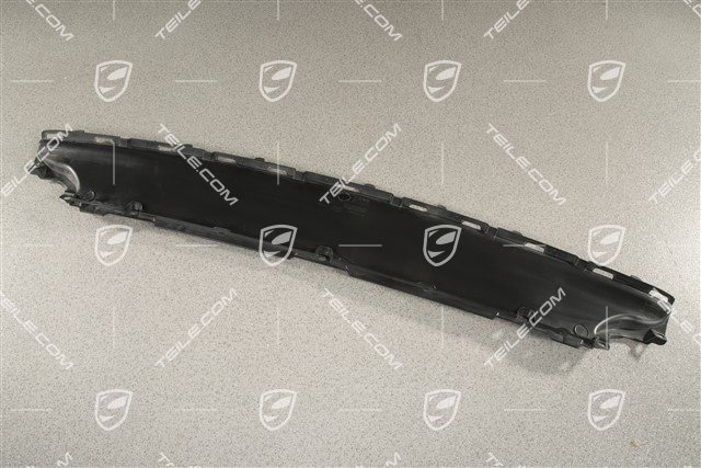 Air guide / duct, black matte, upper / On road front end