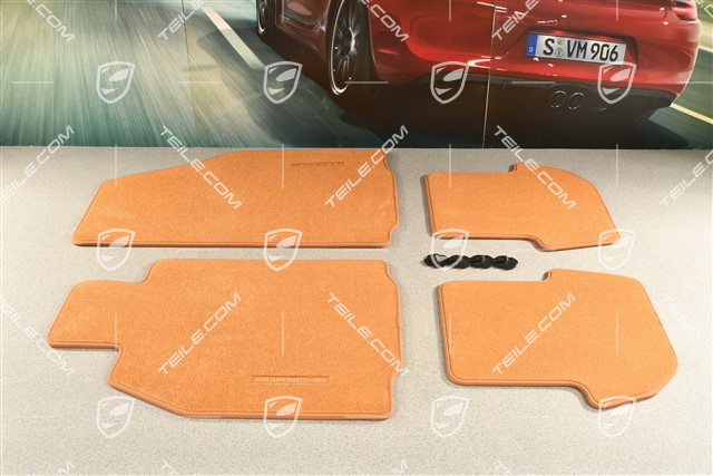 Zestaw dywaników, komplet 4-częściowy, bez BOSE-Soundsystem, brązowe RHD