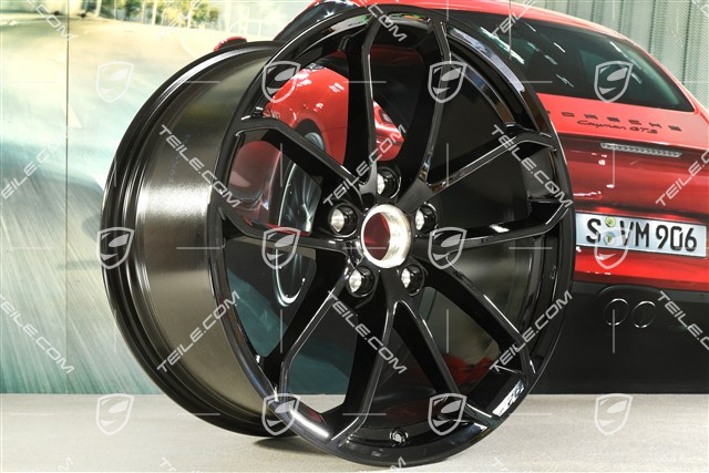 20" SPYDER Felge, 10,5J x 20 ET47, schwarz hochglanz