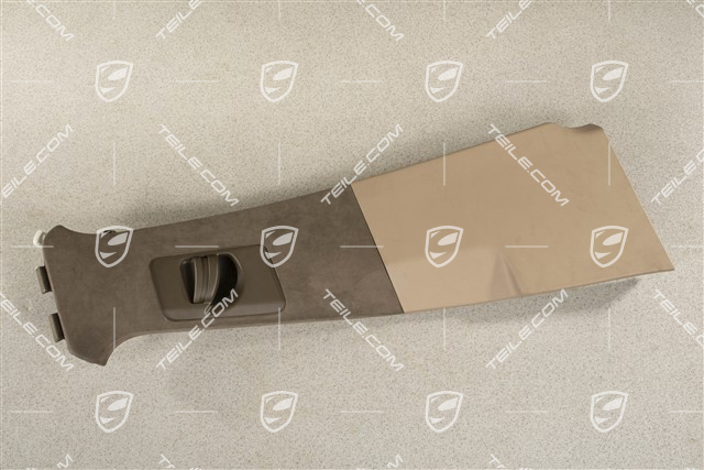 Verkleidung von B-Säule, Alcantara, Umbra / Tartufo hell, R