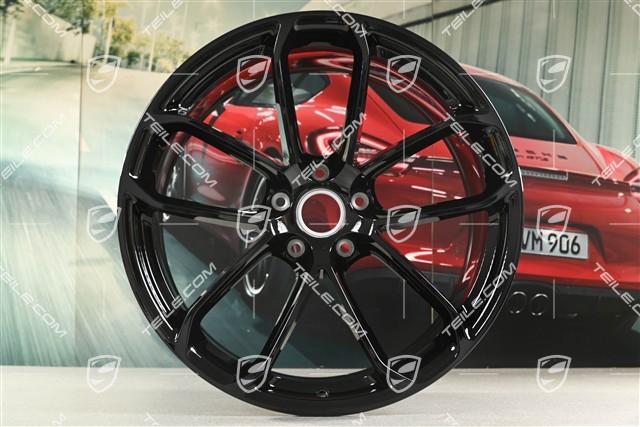 22" GT Design Felge, 11,5J x 22 ET52, schwarz hochglanz