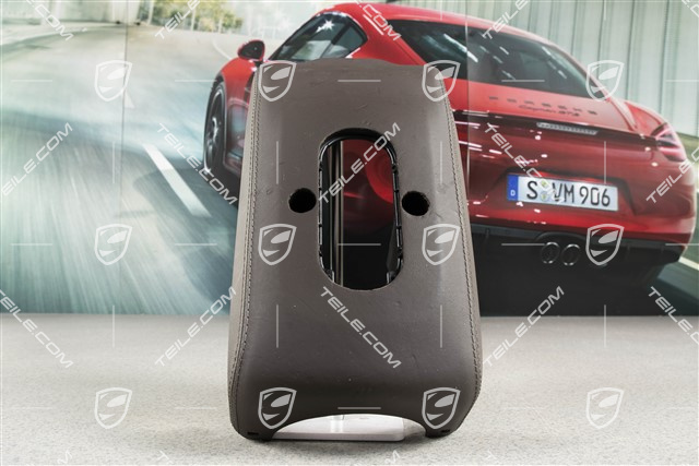 Lower switch housing, leather, Espresso