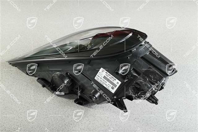 Reflektor Bi-Xenon, dynamiczne doświetlenie zakrętów, czarny, Boxster Spyder / Cayman GT4, R