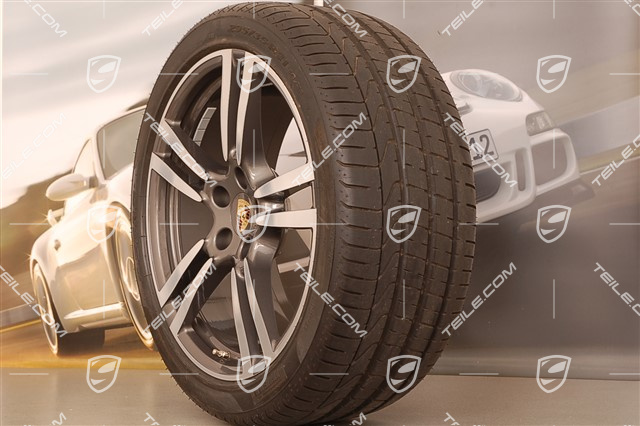 21" Koła letnie Turbo II, felgi 10J x 21 ET 50 + NOWE opony letnie 295/35 R 21 107Y XL, z czujnikami ciśnienia RDK