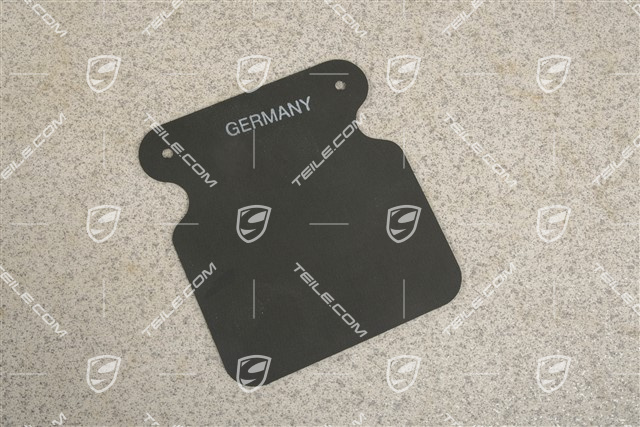 Protective flap, fuel filler neck