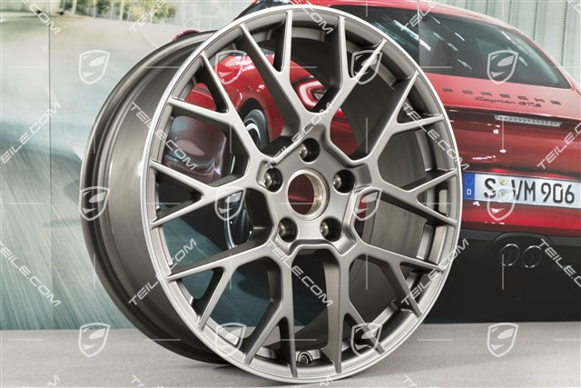 20-inch RS Spyder wheel rim, 8,5J x 20 ET53, platinum satin matt