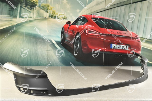 Rear bumper lower cover / lower lining, Black matte