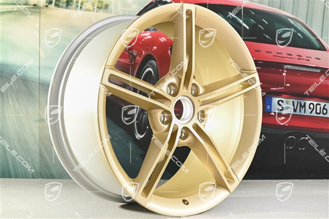 21-inch wheel rim Mission E Design, 9,5J x 21 ET60, aurum satin matt