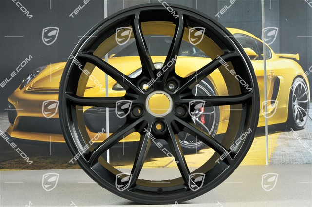 20" Felge GT4, 11J x 20 ET50, Schwarz Satinmatt