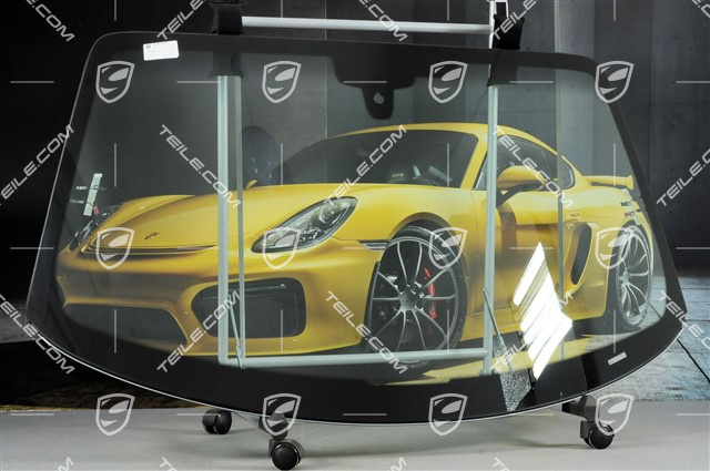 Frontscheibe, im oberen Bereich stark eingefärbt, ohne Kamera, Cabrio/Targa Frontscheibe, im oberen Bereich stark eingefärbt, ohne Kamera, Cabrio/Targa