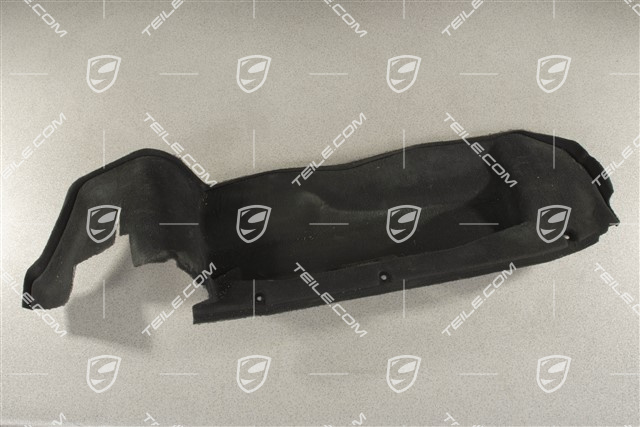 Wykładzina bagażnika, tył, Czarna