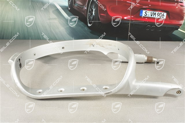 Retaining frame, spare wheel mounting