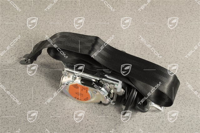 Seat belt, front, Black, R / USA
