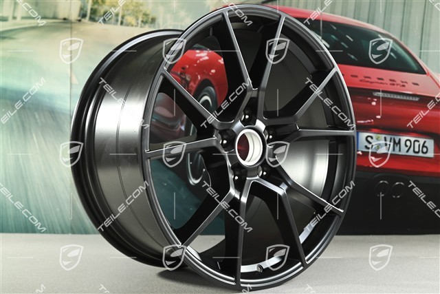 20" felga Cayenne S, 10,5J x 20 ET55, czarny satynowy półmat