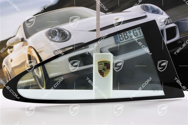 Rear quarter glass, Coupé, R Rear quarter glass, Coupé, R