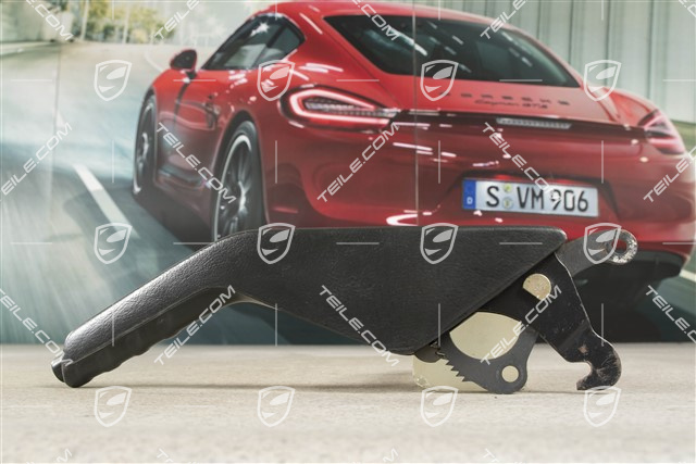 Handbremshebel, Schwarzes Leder