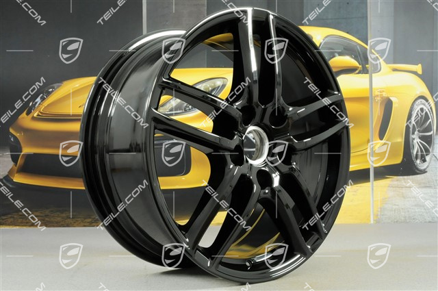 19'' Felgensatz Cayenne Turbo IV (Facelift) 8,5 x 19 ET59, schwarz hochglanz