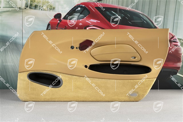 Tapicerka drzwi z blendą airbaga, bez głośnika, skóropodobna, Savanna beige, R