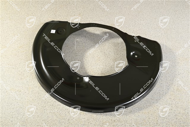 Front axle disc brake protective plate, R