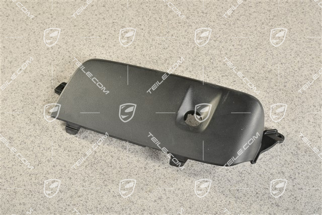 Blenda / osłona wlotu powietrza, boczna, PDC, czarny mat, L