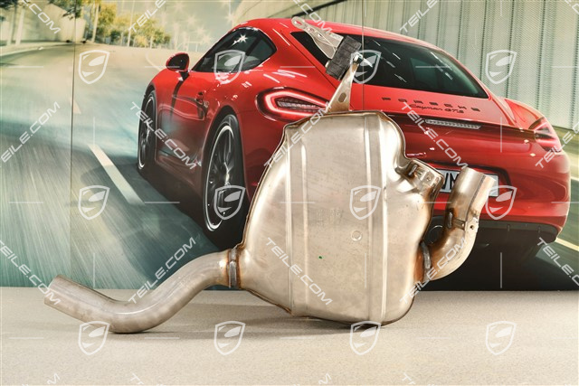 Rear muffler 2,0L, R