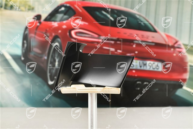 Abdeckblende, Gehäuseblende, Innenbetätigung, Schwarz, L