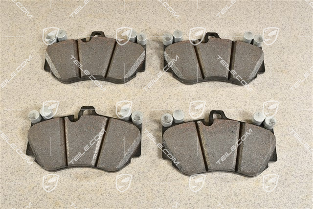 Klocki hamulcowe (zestaw naprawczy), 19" wentylowane, czerwone zaciski