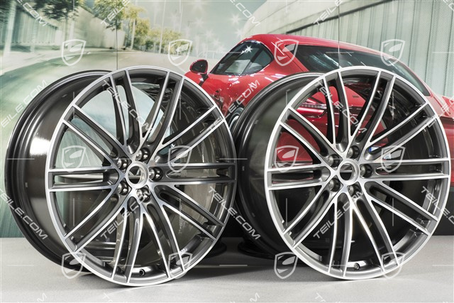 21" komplet felg Turbo IV, 9,5J x 21 ET27 + 10J x 21 ET19