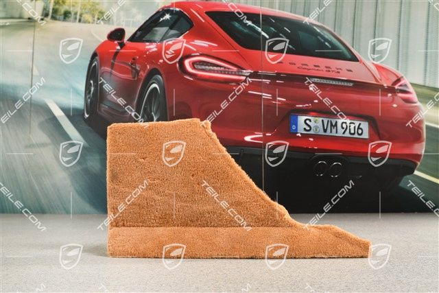 Cover trim, Lateral, Centre console, Natural brown, L