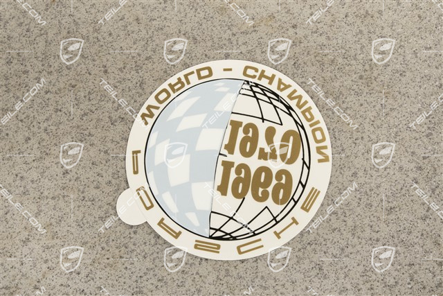 Naklejka, Porsche mistrz świata 1969 1970 / po angielsku