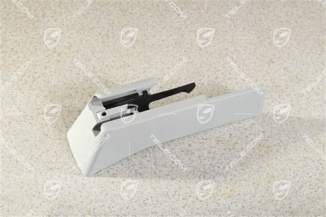 Abdeckung, Abdeckschiene für Vordersitz, Hinten, Stahlgrau