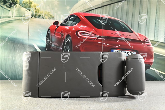 Rear Armrest, leder, agate grey,KPL (damaged leder)