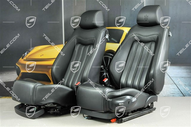 GranTurismo, Sitze, el. einstellbar, Leder, Schwarz, Satz (L+R)