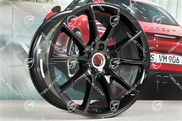 20" Felga Cayenne Design, 10,5J x 20 ET55, czarny wysoki połysk