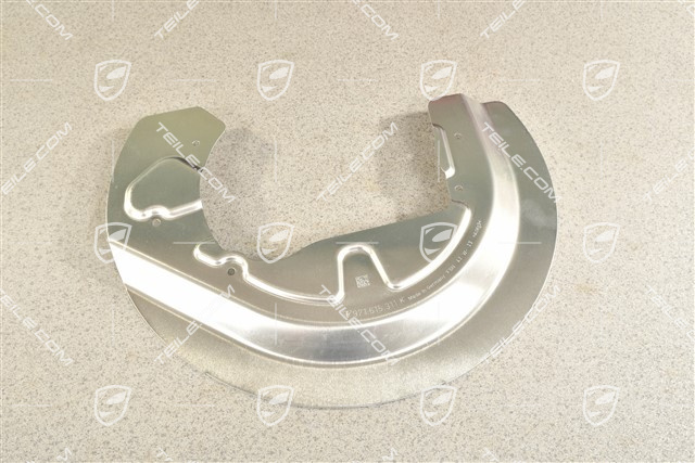 Front axle disc protective plate, L