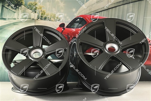 20+21" Sport Classic wheel rim set, 9,5J x 20 ET44 + 12J x 21 ET63, Turbonite